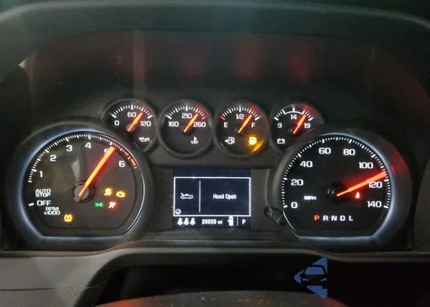 2024 Chevrolet Silverado K1500 Custom from USA, damaged, VIN 1GCPDBEK7RZ371089